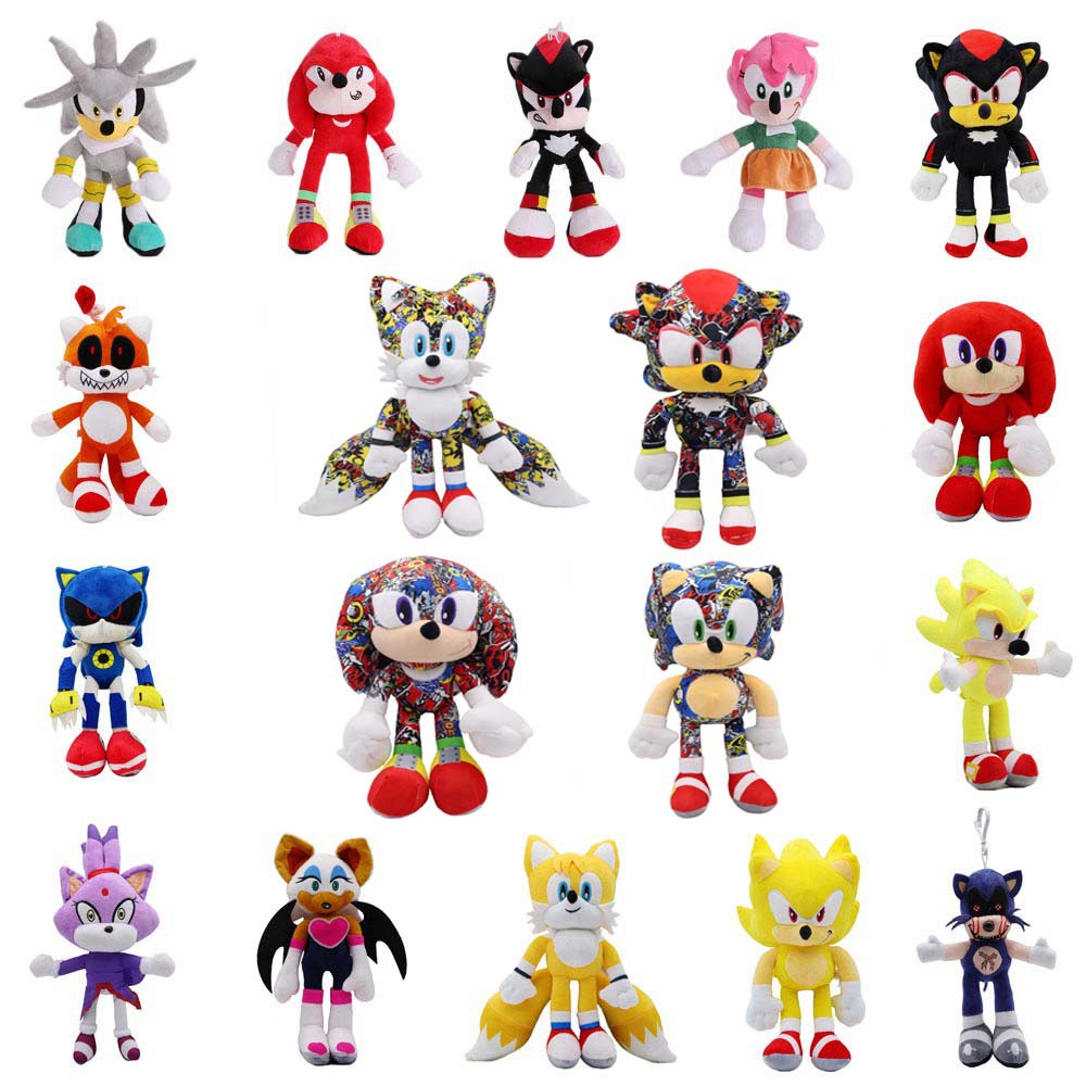 New Super Sonic Plush Toy Tarsnake Hedgehog Figurine Shopee Malaysia