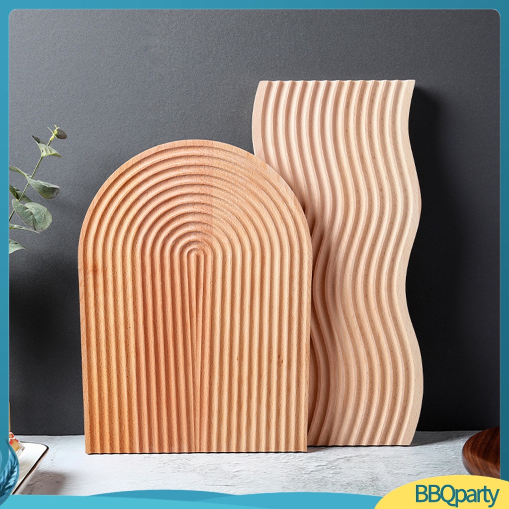 Serving Tray Wave Arched Shape Multifunctional Grooved Breakfast Lunch