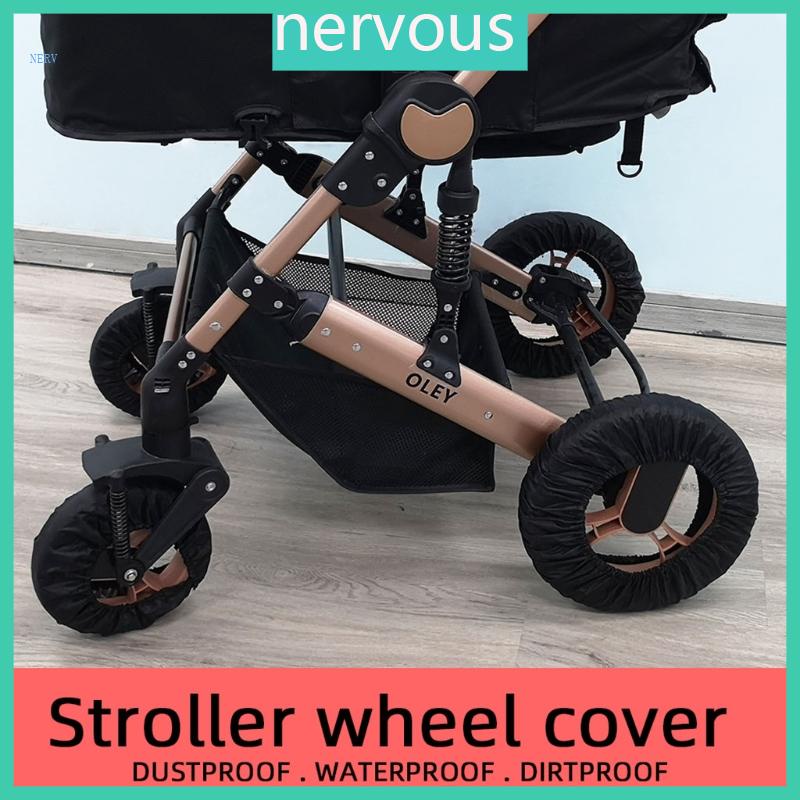 NERV Pushchair Wheel Protector Stroller Wheel Cover Stroller Tire Dustproof Cover Shopee Malaysia