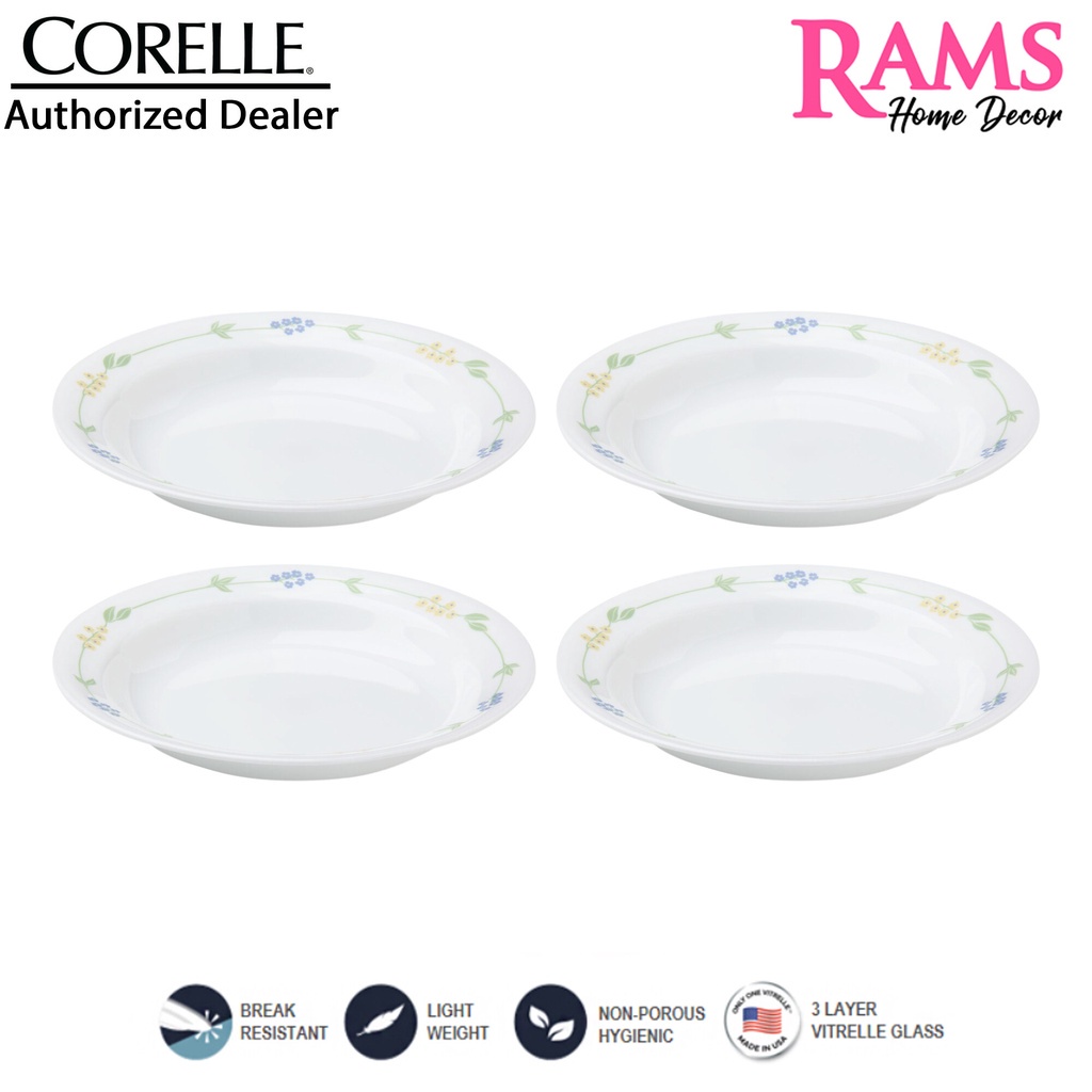 Corelle Vitrelle Tempered Glass Dinner Plate Luncheon Plates