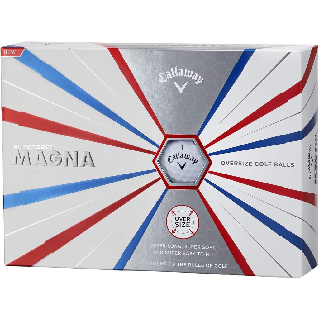 Callaway (Callaway) Golf ball SUPER SOFT Magna 1 dozen (12 pieces) 2019