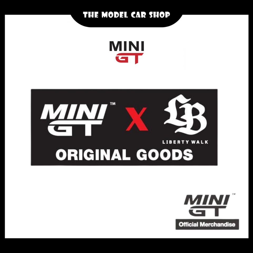 [MINI GT] Official Merchandise Mini GT x LB Original Goods Sticker ...
