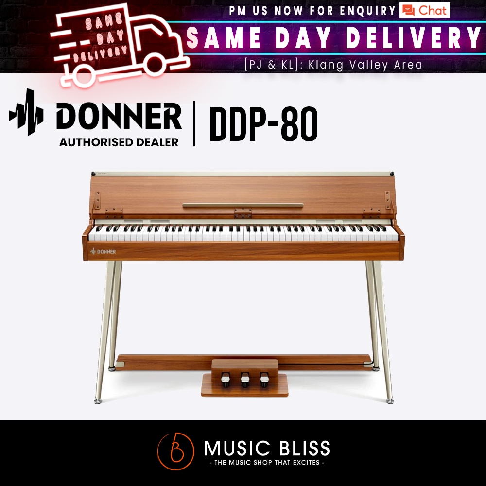 Digital Piano 88 Key Weighted Donner DDP-80 PLUS Digital Piano