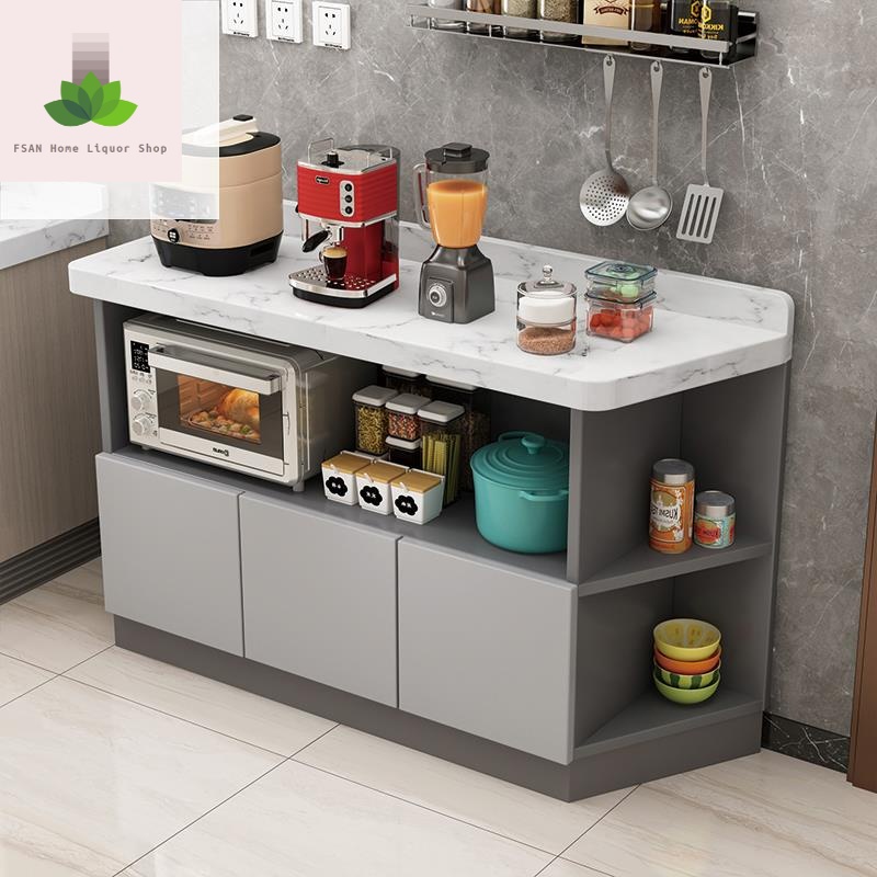 Marble kitchen cutting table storage cabinet side cabinet storage cabinet operation table ...