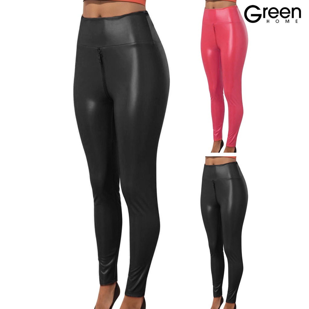 GR】Sexy Women Faux Leather Pants Zipper Open Crotch Skinny Tummy Control  Butt-lifted Matte Soft Breathable Exotic Bodycon Trousers Party Nightclub  Lady Trousers | Shopee Malaysia