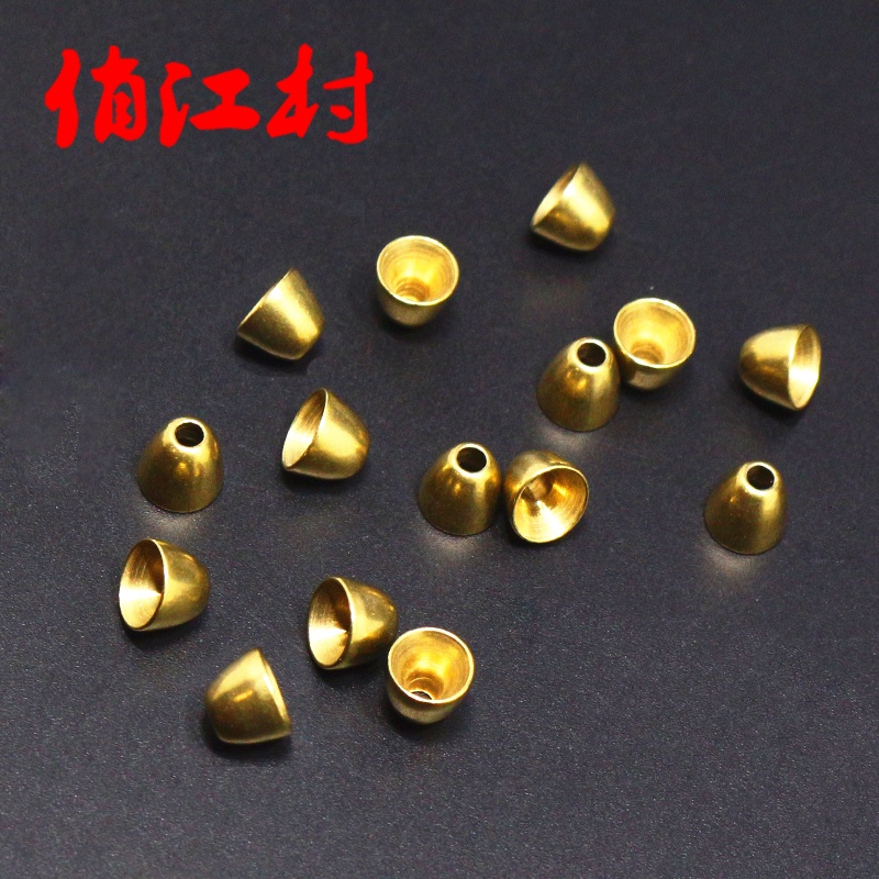 Fly Hook Caterpillar Tie Material Conical Copper Beads Force Starling