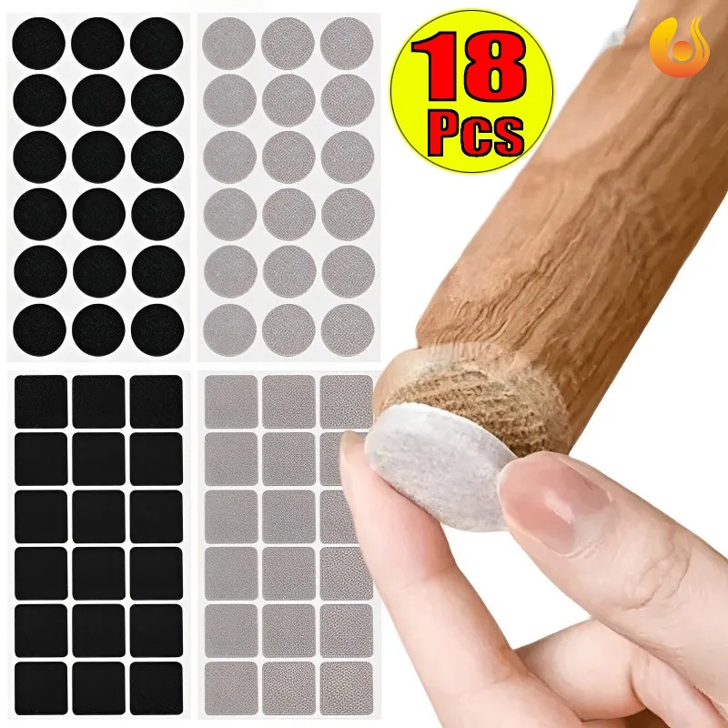 Chair & Sofa Leg Pads – Stackable Plastic Raisers With Anti-Slip & Noise Reduction – 5cm Height, Black (Single)