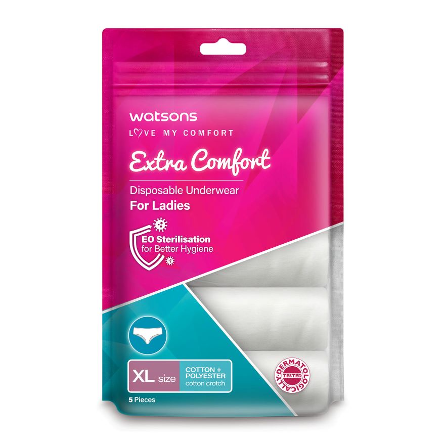 WATSONS extra comfort disposable underwear tc ladies XL Shopee Malaysia