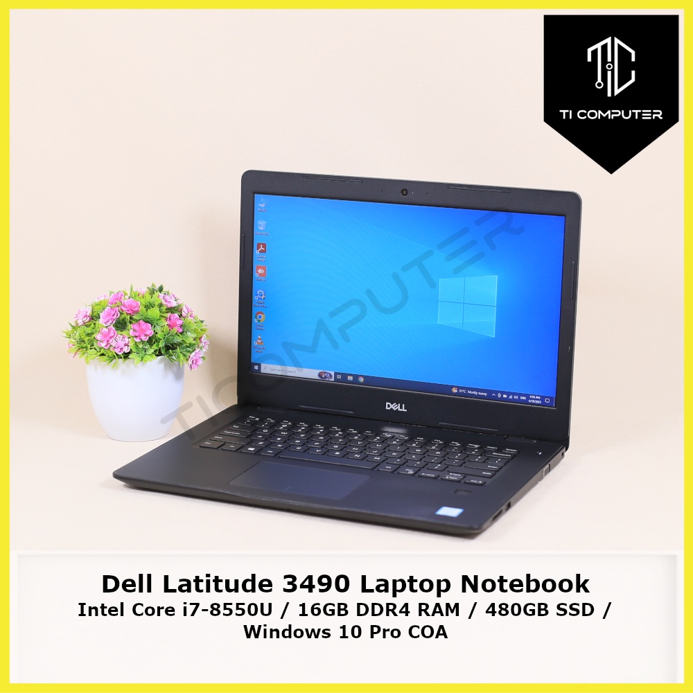 PC Dell Latitude 3490 – Core I7-8550U – Pour Pièces / HS – Idéal Pour Récupération