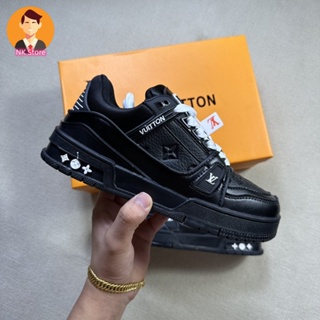 Classics! Louis Vuitton LV Trainer '54' BLACK WHITE SNEAKER (Review) + ON  FOOT 