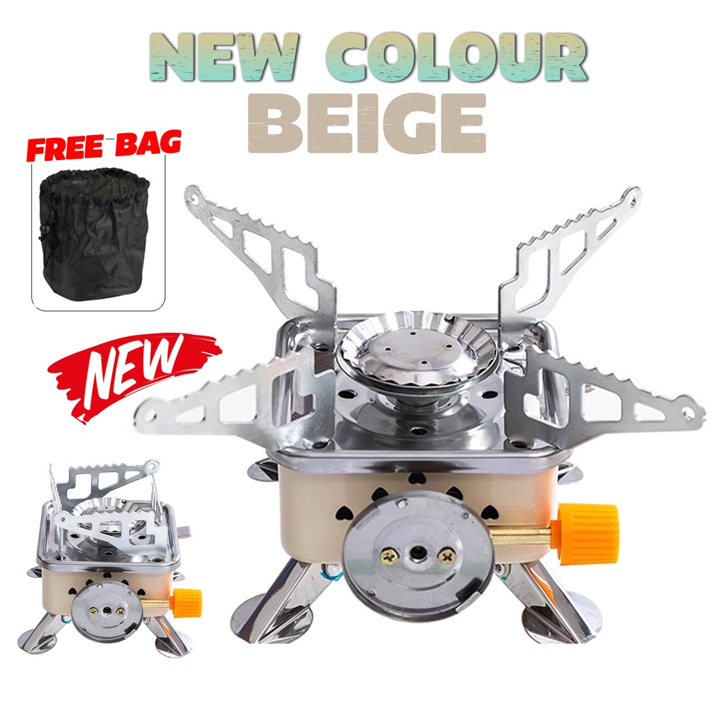 Folding Camping Mini Stove Portable Stove Camping Dapur Masak Camping ...