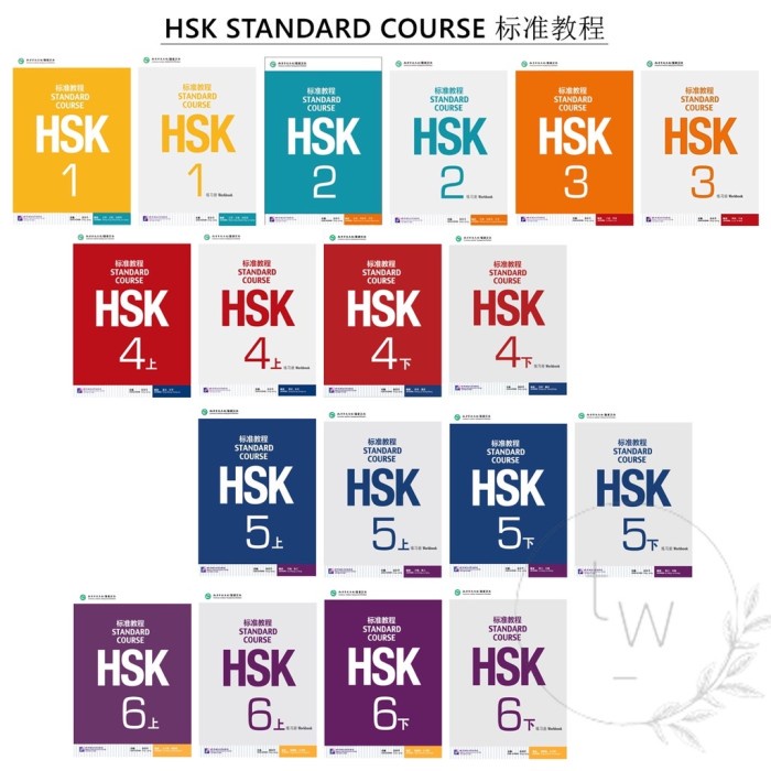 Hsk Standard Course Book 1 2 3 4A 4B 5A 5B 6A 6B Textbook Workbook ...