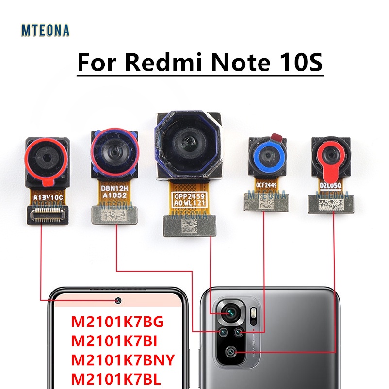 For Xiaomi Redmi Note S Main Ultrawide Macro Depth Front Rear Back Camera Single Camera Module