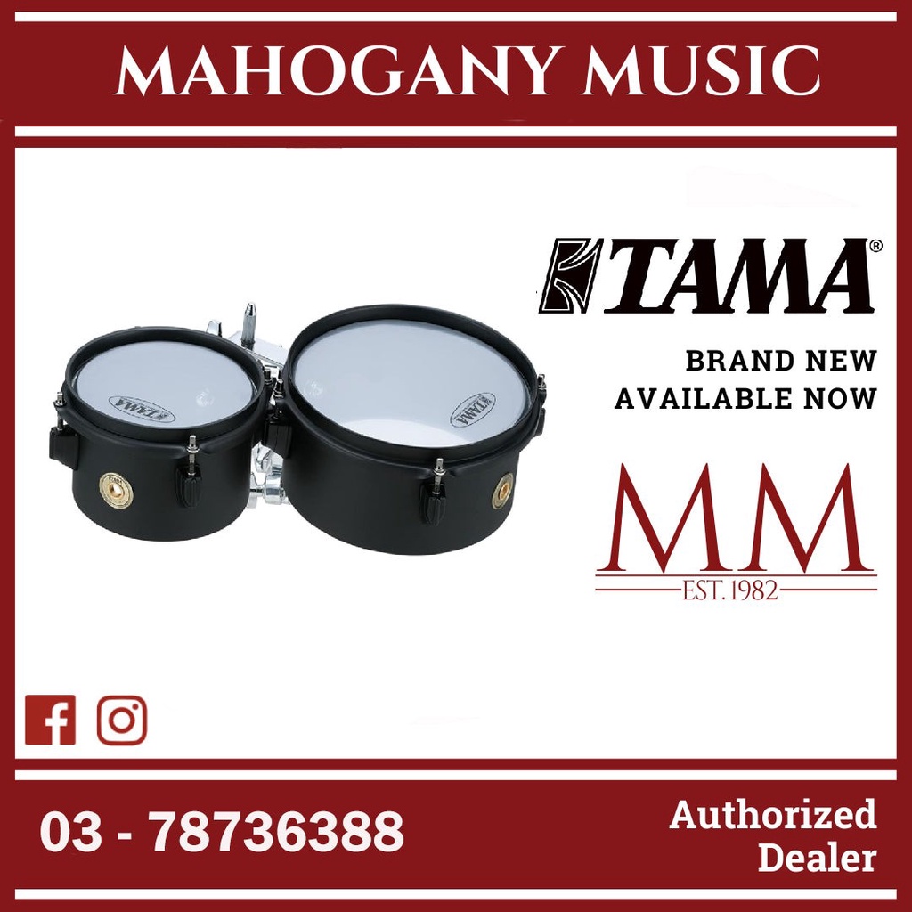 Tama MT810STBK Mini Timbales 08″ & 10″ | Shopee Malaysia
