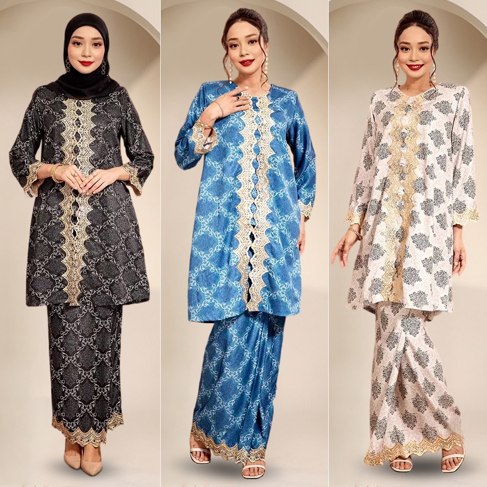 CEMPAKA BATIK SULAM Baju Kebarung Batik Moden Baju Labuh Kebaya ...