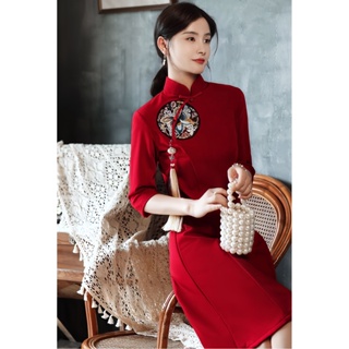 New Style Summer Improved Chiffon Cheongsam Women' Elegant Chinese  Traditional Short Sleeve Qipao Dress Modern