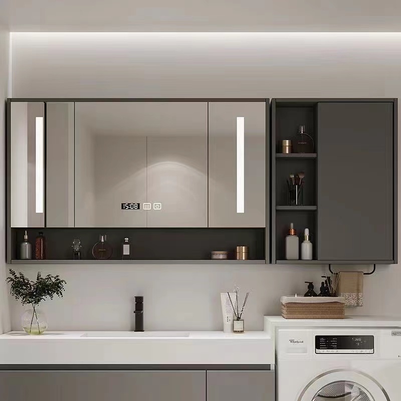 Bathroom Cabinet with Smart Mirror / Bathroom Cabinet With Light ...