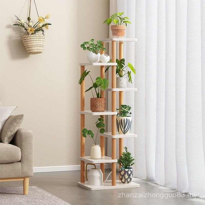 Nordic Flower Rack Living Room Jardiniere Balcony Rack Multi-Layer ...