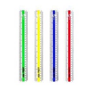 [DOLPHIN] DOL-230069 PLASTIC RULER 30CM/12 INCH | Shopee Malaysia
