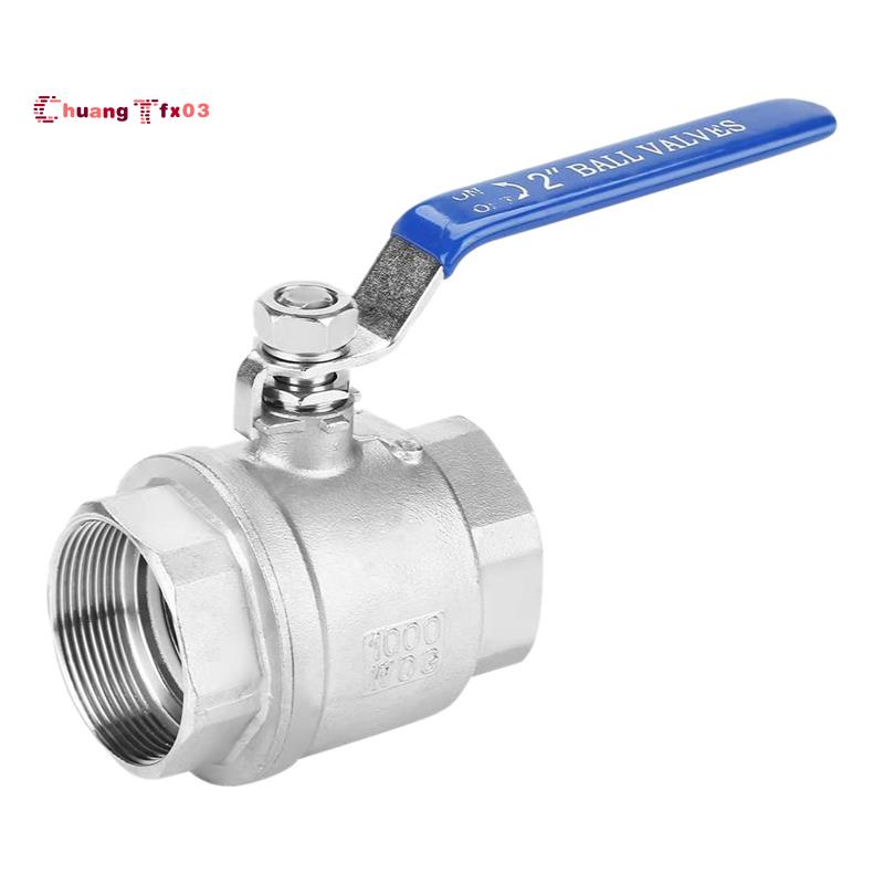 Ball Valve Female Thread 2 Inch 304 Stainless Steel Full Port Female ...