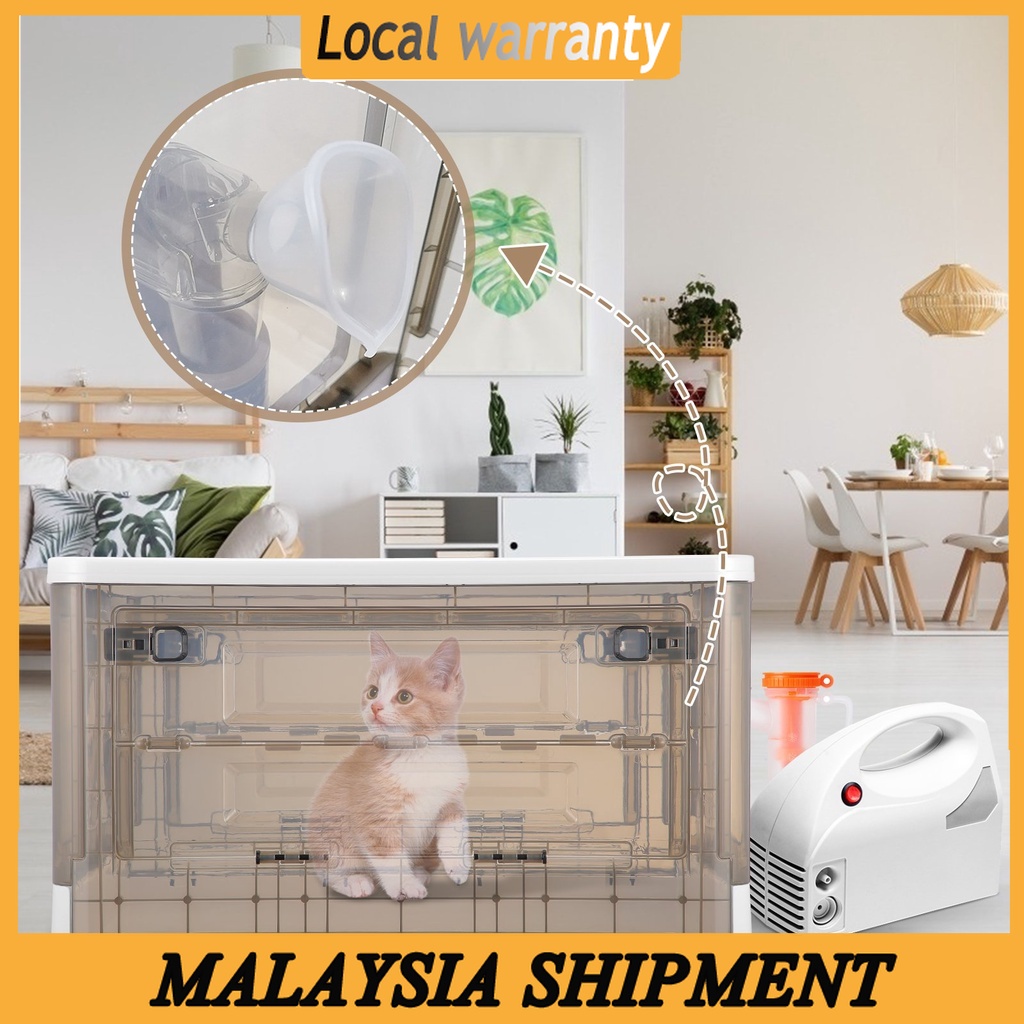 Pet Oxygen Cage ICU Room Cat Dog House Portable Folding Atomization Box