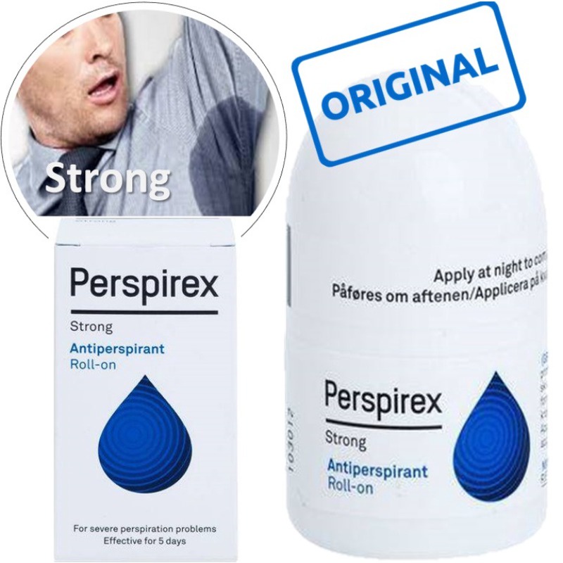Perspirex Strong Forte 20ml official antiperspirant for hyperhidrosis