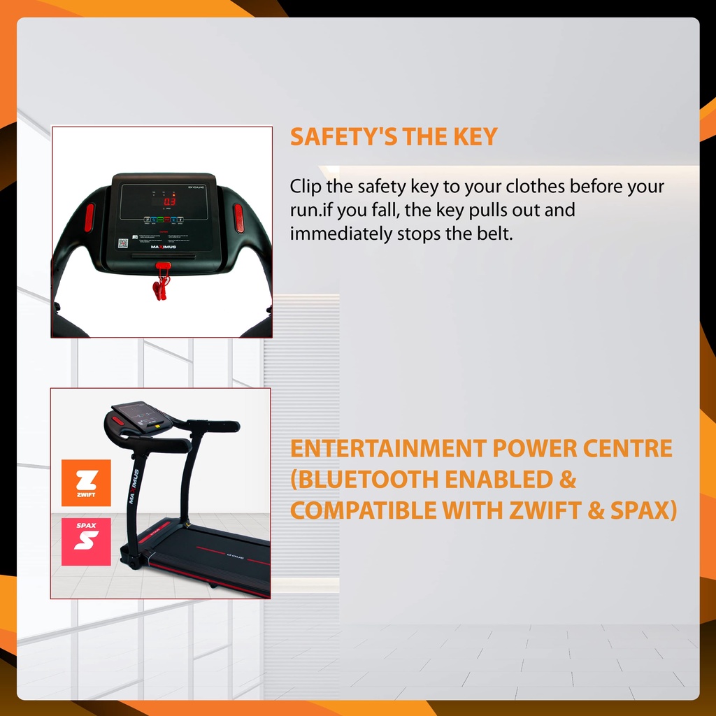 Fitness Concept DQUE Maximus Treadmill Shopee Malaysia