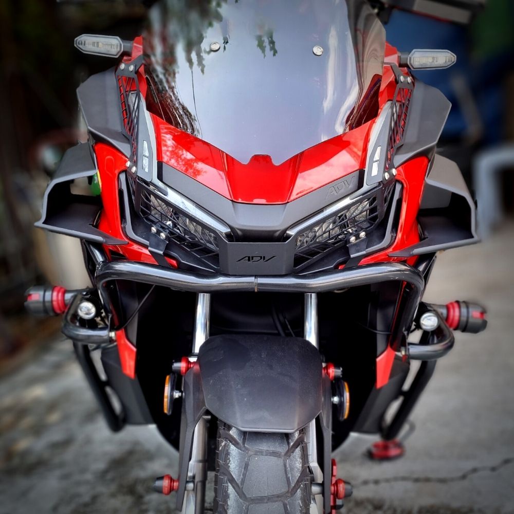 ADV160 1 Pair Side Winglet + 1 Pair Headlamp Eyebrow Cover | Shopee ...