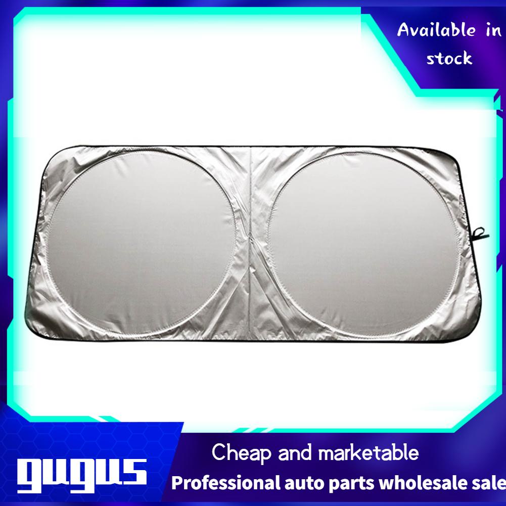 Car Sunshade Lightweight Double Circle UV Heat Protection