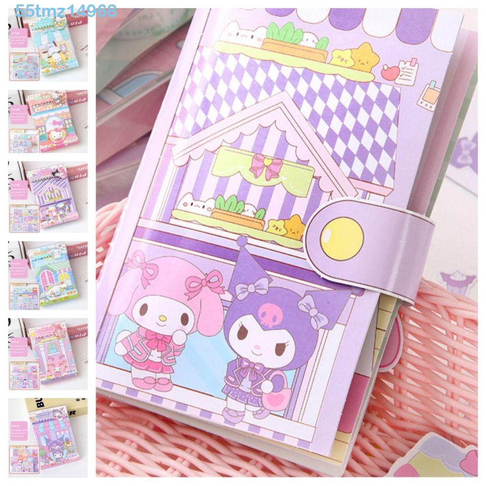 TMZ1 KT Quiet Book Toys, Anime Activity Books My Melody DIY Kuromi Busy ...