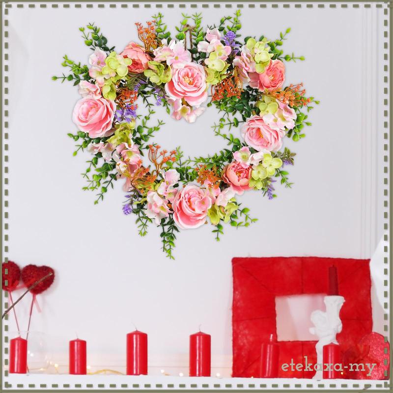 EtekaxaMY 2024 Valentine Decoration Flower Rose Wreath Wedding Party   Sg 11134201 7rbn8 Lqkfhlt5m2qu98