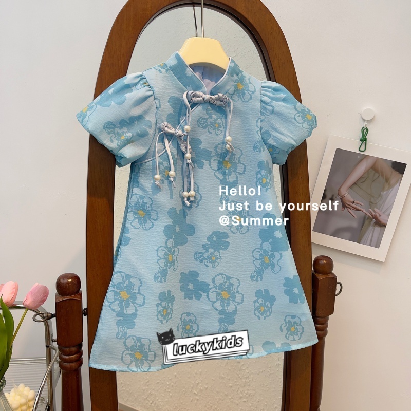 Prairie Girl Costume For Girls - Sustainable Flower Print Dress With Apron & Bonnet - Historical Play Outfit - View #5