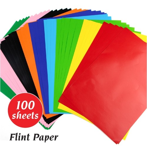 Colour Flint Paper 80gsm | Colour Paper Origami Paper | Warna Kertas ...