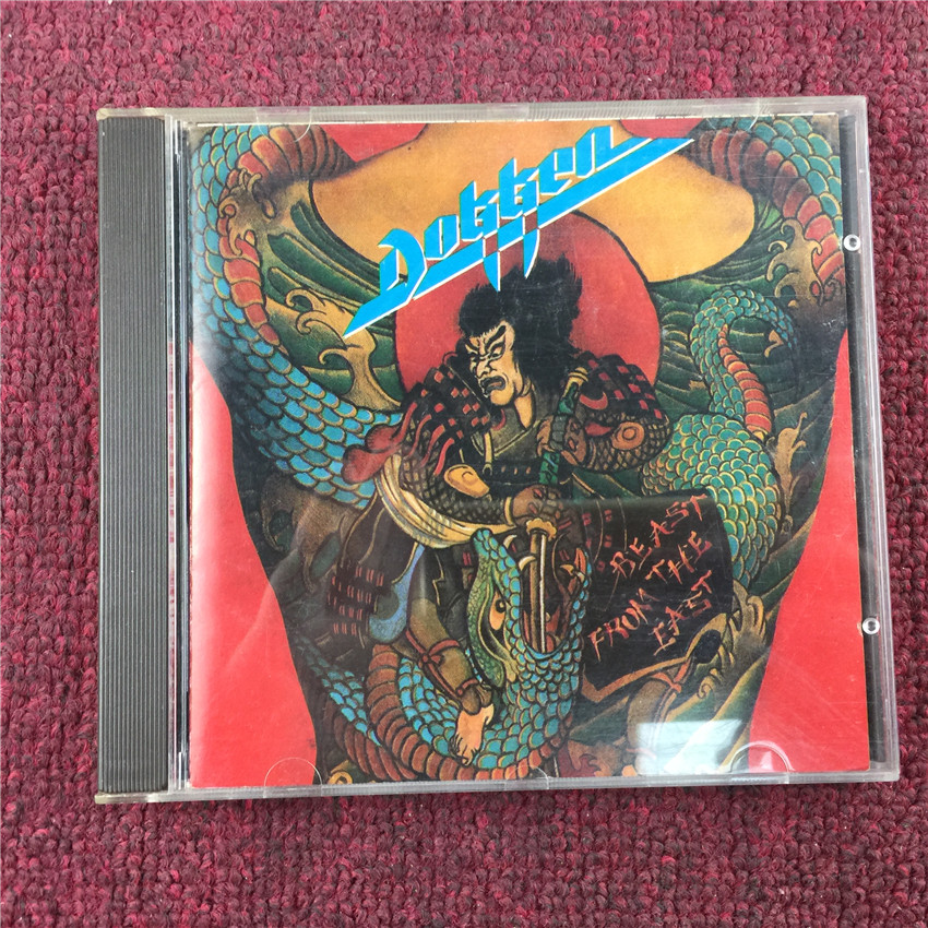 Tee-shirt Dokken 'Beast From The East' Noir Double Face - Unisexe, Coton, Tailles S à 2XL - Neuf