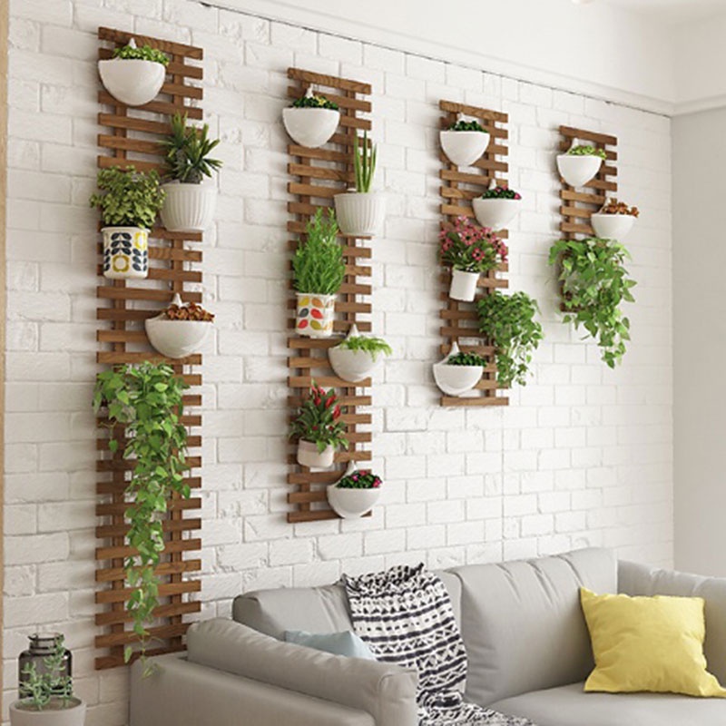 Weatherproof wall hanging plant rack flower pot hanger Balcony wall ...