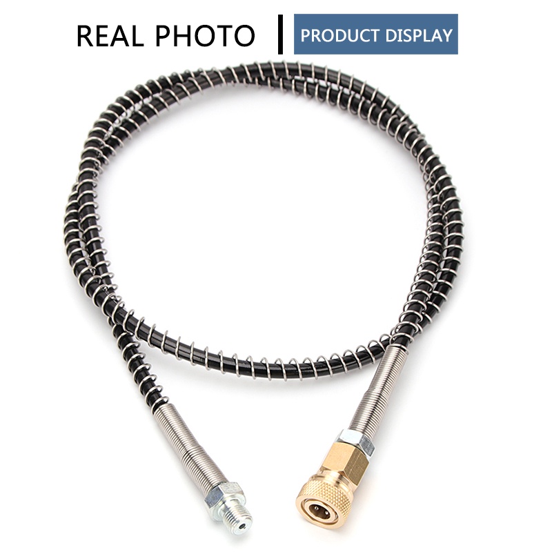 100cm High-Pressure Nylon Hose with Quick Connect Couplings M10x1 ...