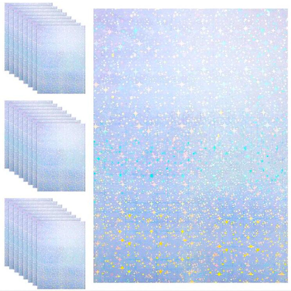 Vinyl Overlays For Windows Holographic Glitter Laser Self Adhesive