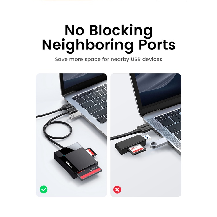 UGREEN SD Card Reader Android USB 3.0 Hub Card Adapter | Shopee Malaysia