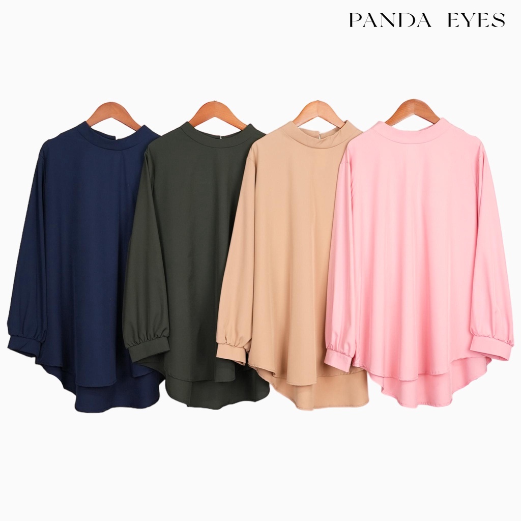 Pandaeyes Soft Cotton Blouse CLO-CNJJ3816BL | Shopee Malaysia