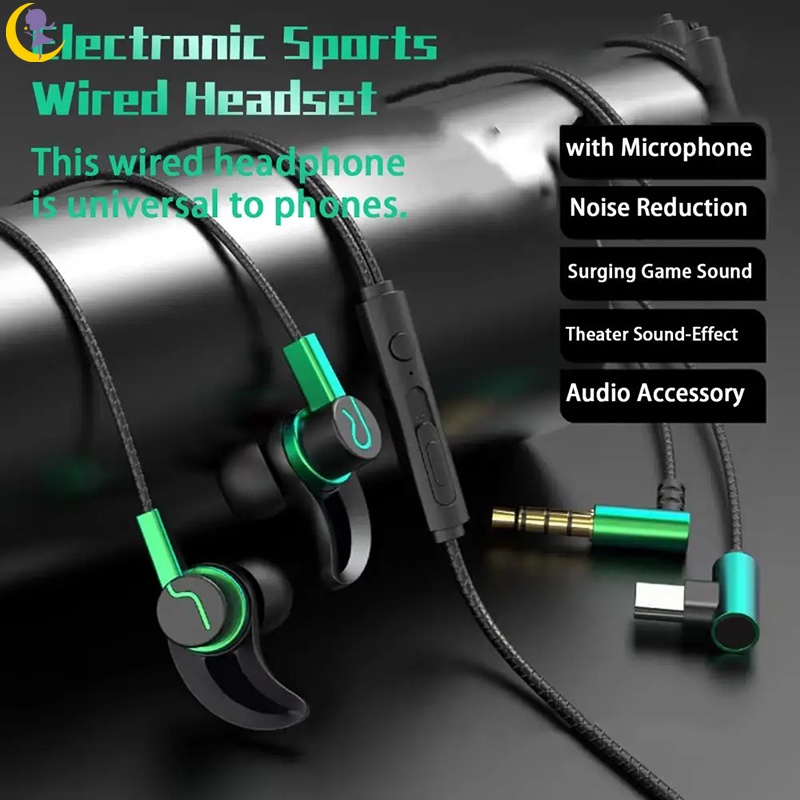 Wired Headphone Durable Theater Sound-Effect No Sound-Leakage 3.5mm