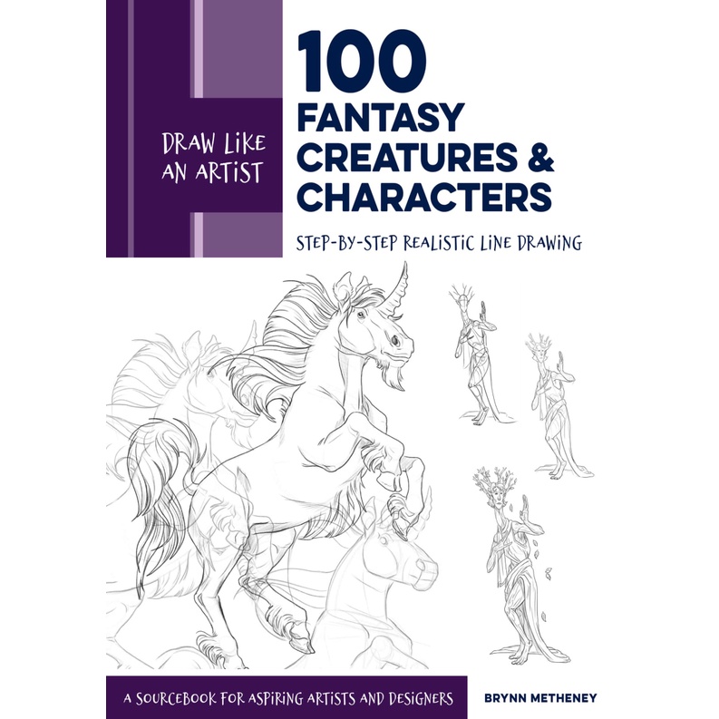 (ART) Draw Like an Artist - 100 Fantasy Creatures & Characters - Step ...