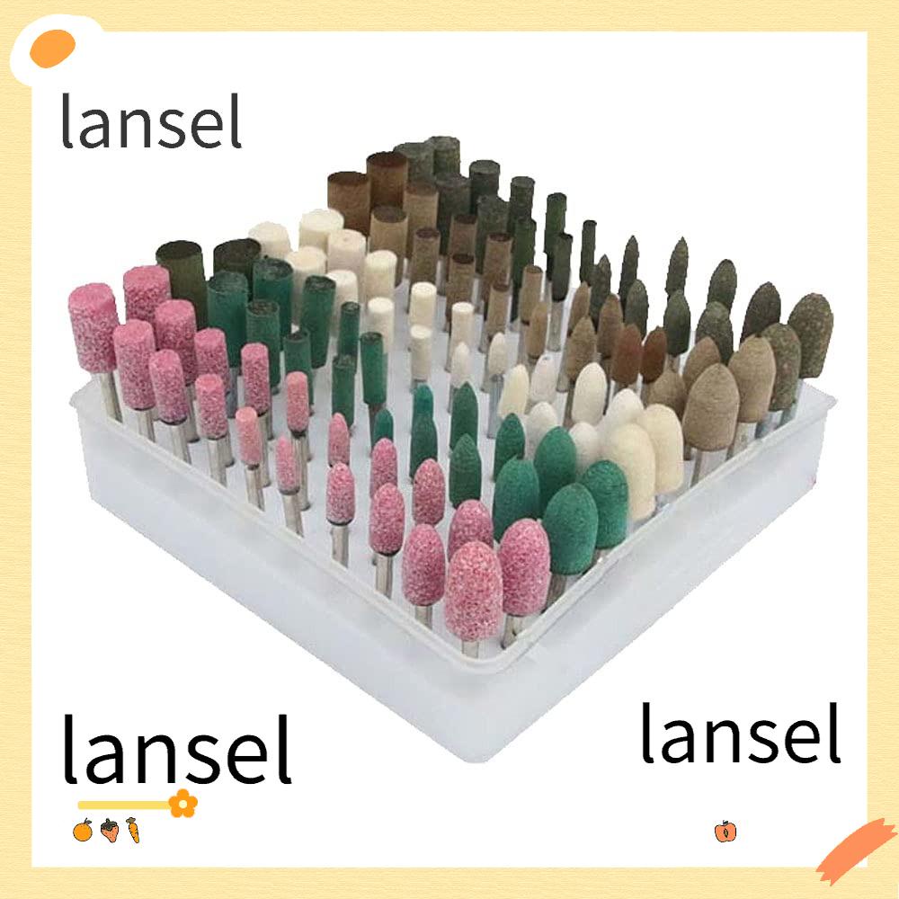 LA 100pcs Polishing Bits, 5 Kinds of Cowhide Dremel Bits, Burnishing