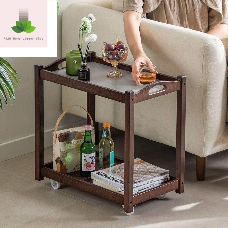 Removable sofa side table coffee table side cabinet home living room ...