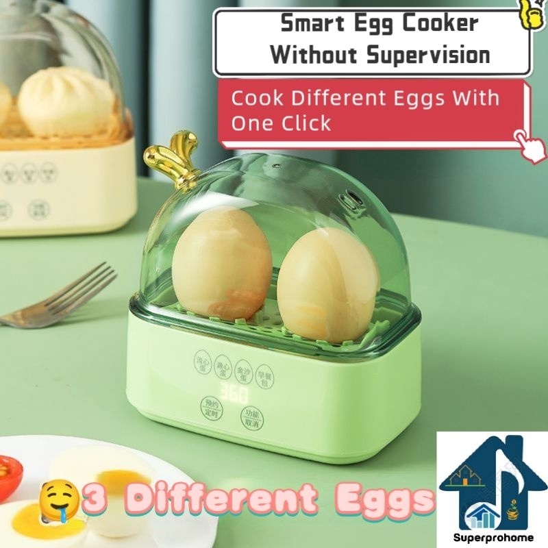Automatic Mini Multifunctional Smart Egg Steamer Egg Cooker Dormitory