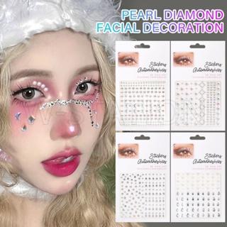 Glitter Face Rhinestone Sticker Self Adhesive Body Eye Shadow