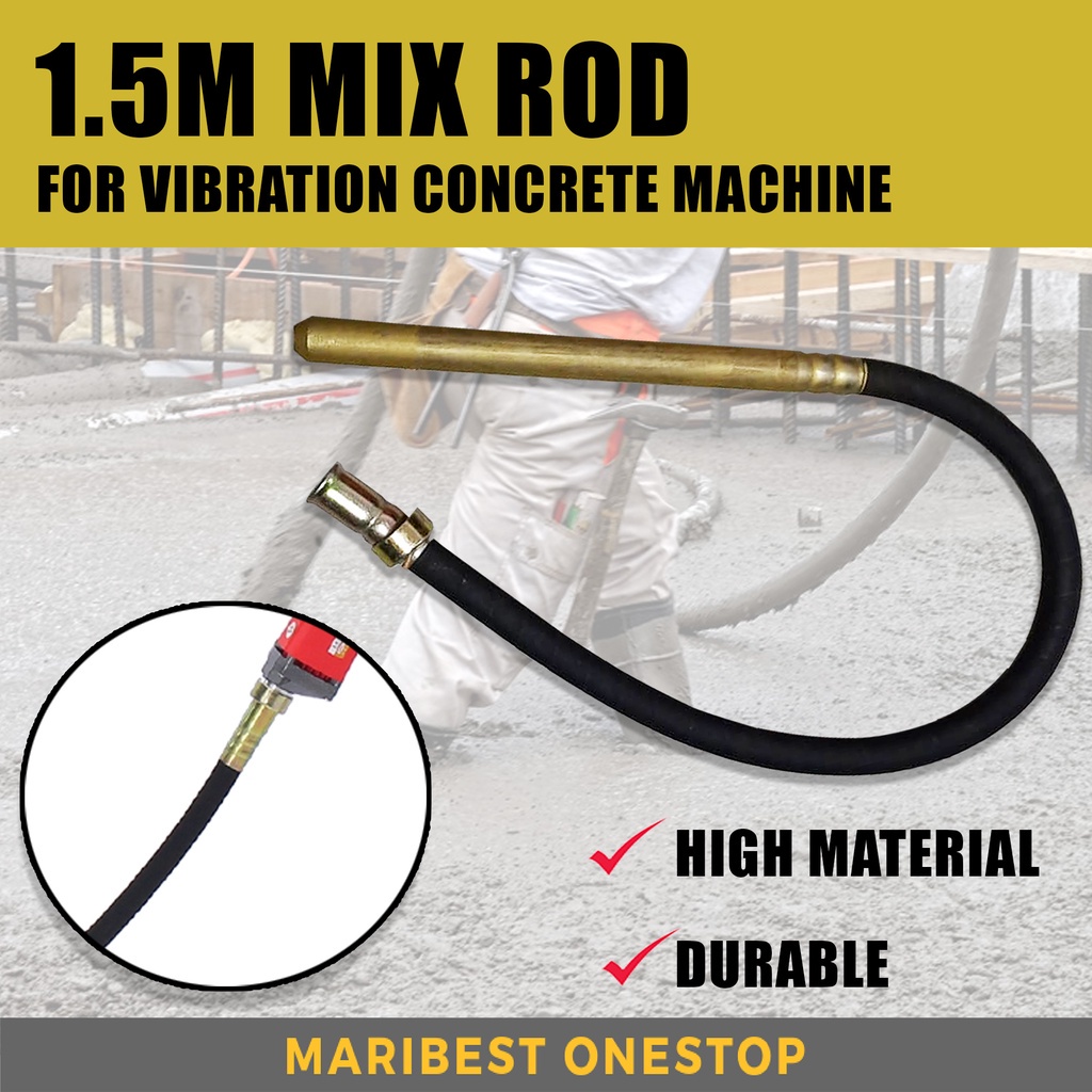 1.5M Concrete Vibrator Poker Concrete Poker Electric Concrete Vibrator
