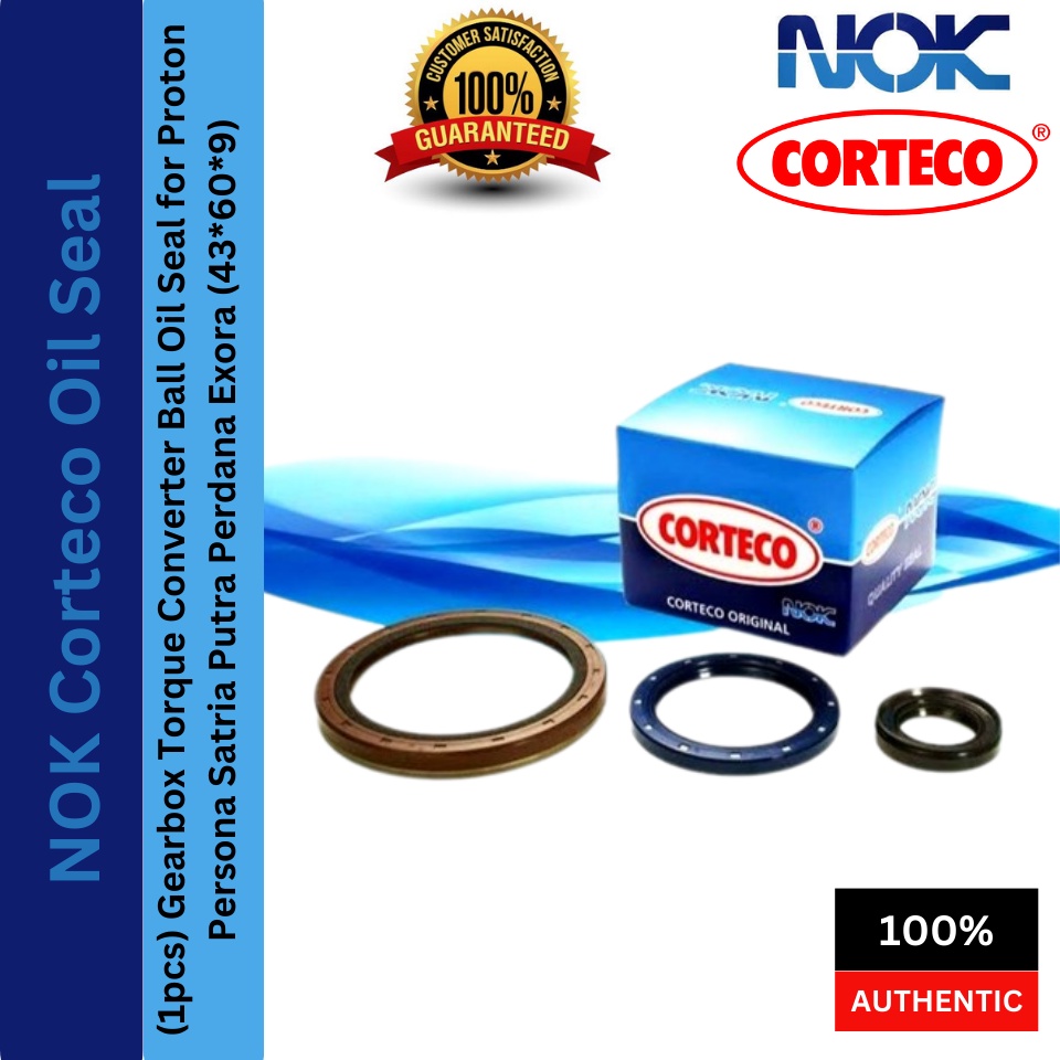 (1pcs) NOK Gearbox Torque Converter Ball Oil Seal for Proton Persona