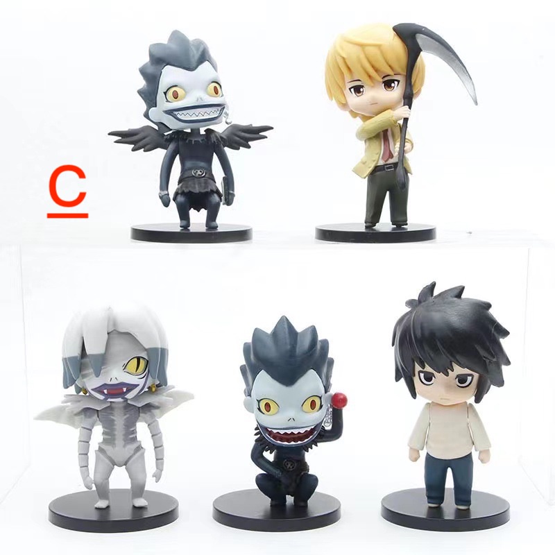 Death Note Yagami Light Rem Ryuk L Lawliet Anime Action Figure Pvc ...