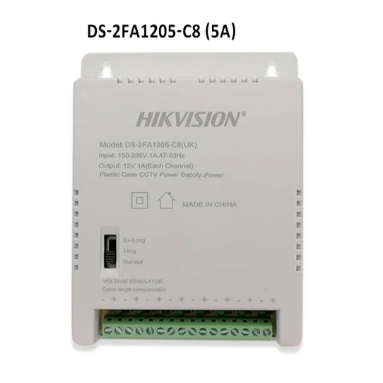 Hikvision Fonte de Alimentação 8 Canais DS-2FA1205-C8