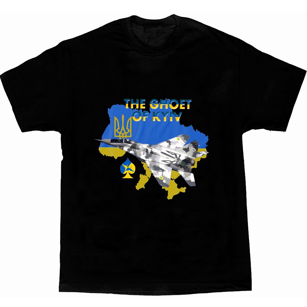 Ukrainian Air Force Mig 29 Jet Fighter Defend Ukraine Tshirt Premium ...